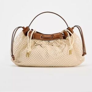 Zara Mesh Crossbody Bag NWT